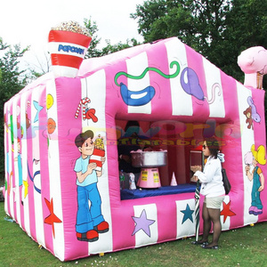 Fun customized snack booth tent carnival treat shop food drink inflatable concession stand