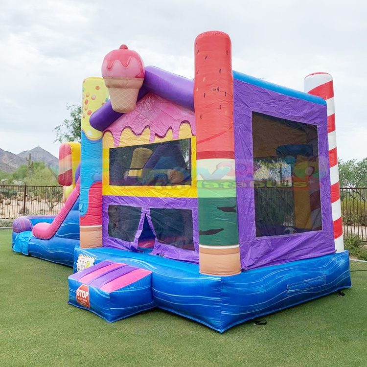 Commercial grade kids outdoor castillos hinchables party jumping bouncer inflatable cupcake bounce house