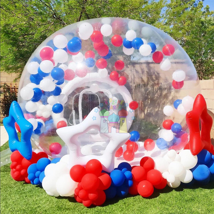 Wholesale commercial grade kids party inflatable transparent dome tent blow up bubble balloon house