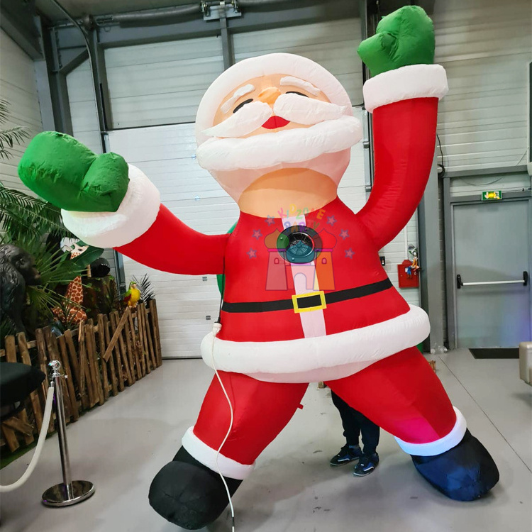 Wholesale commercial grade publicidad inflable giant christmas model inflatable santa claus for outdoor decoration