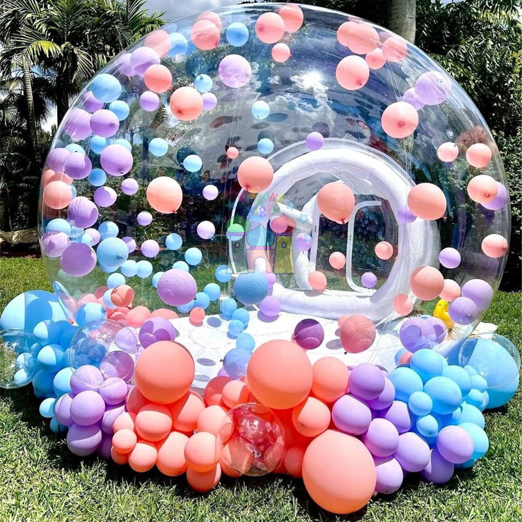 Wholesale commercial grade kids party inflatable transparent dome tent blow up bubble balloon house