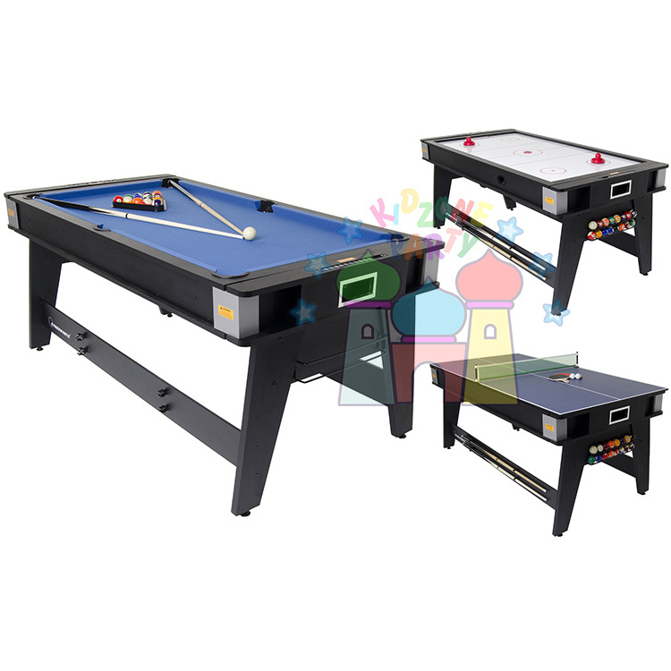 Commercial indoor modern multi combination game billiard pool table air hockey table for sale