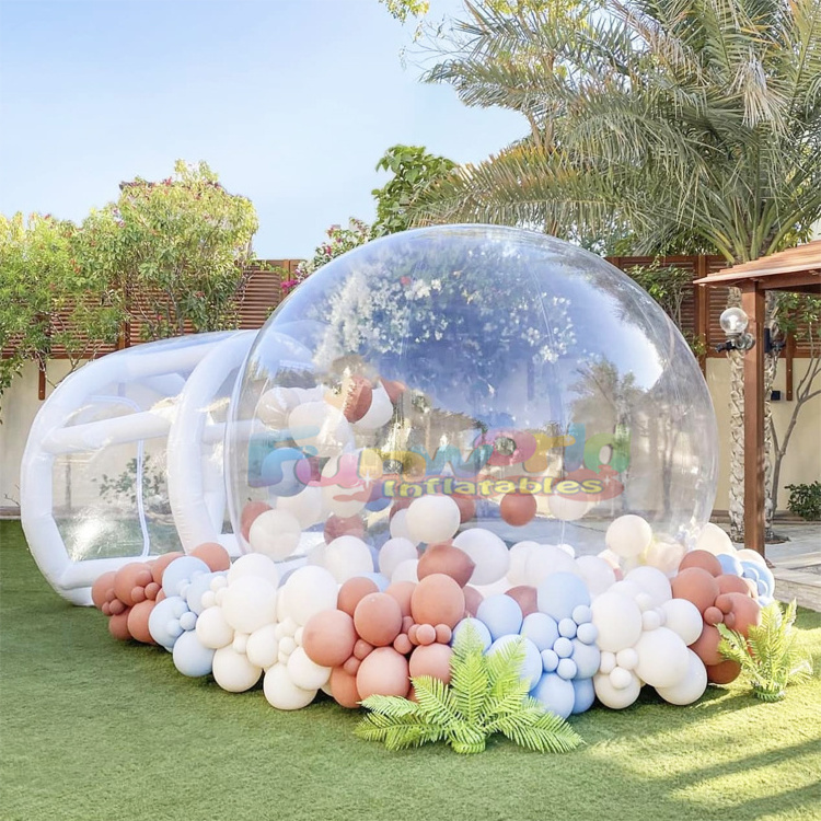 Wholesale commercial grade kids party inflatable transparent dome tent blow up bubble balloon house