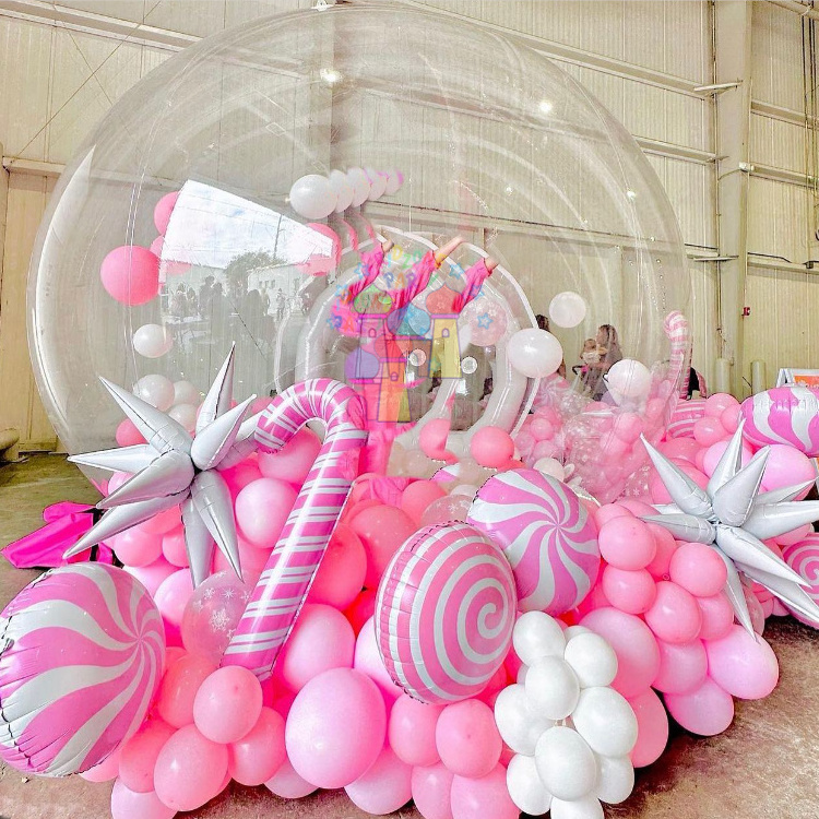 Wholesale commercial grade kids party inflatable transparent dome tent blow up bubble balloon house