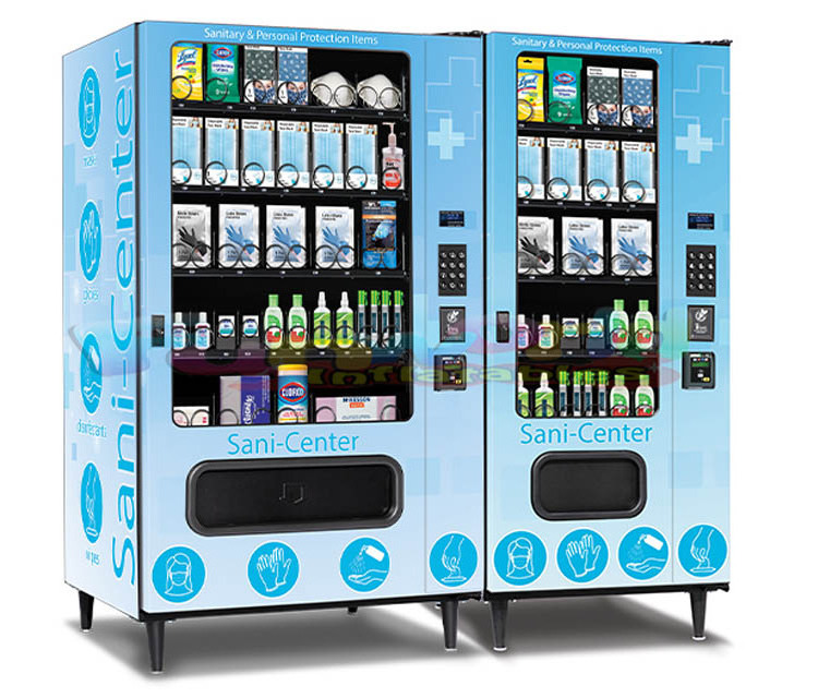 Huge capacity multi function distribution automatique drink snack vending machine with cooling system