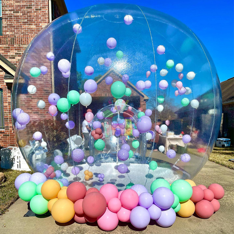 Commercial grade balloon party ideas clear dome tent inflatable bubble houses with blower