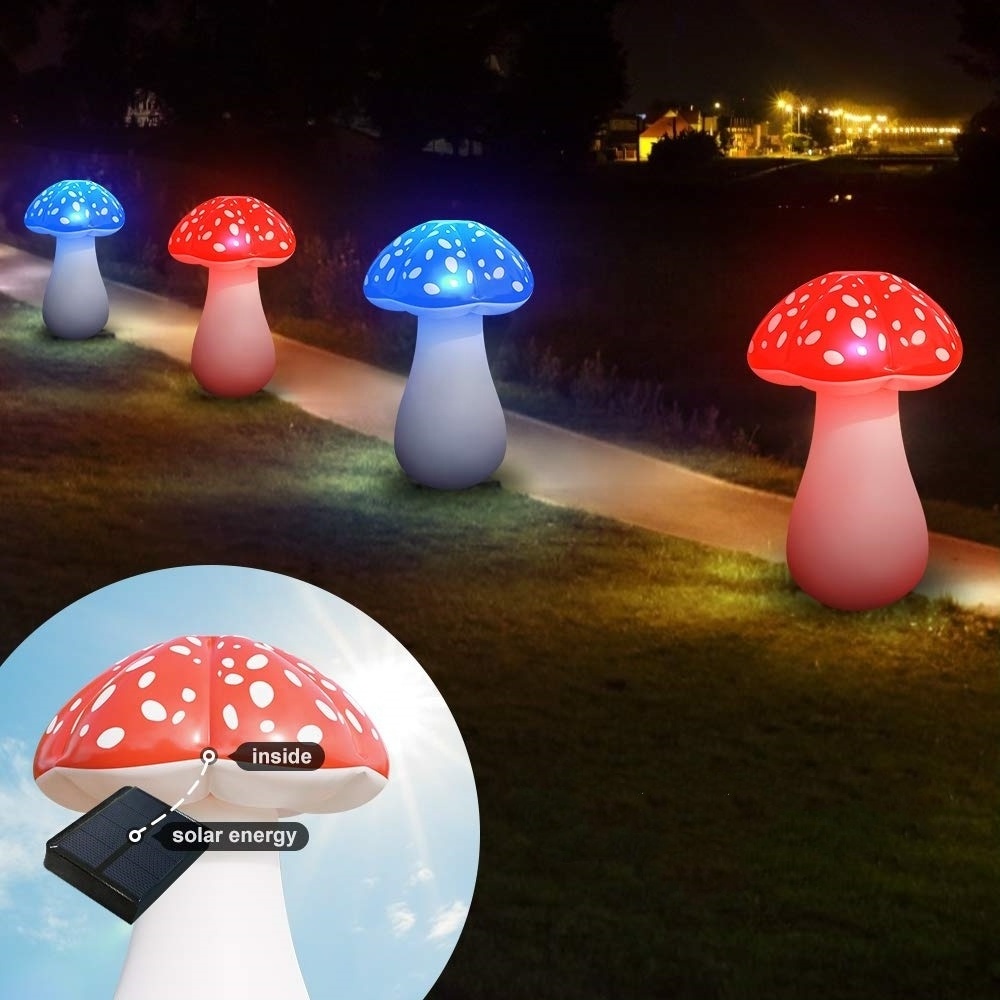 Giant inflatable Halloween mushroom decoration led lighting inflatable mushroom for music festival