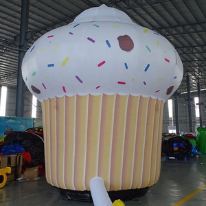 Shopping mall inflatable cupcake model party decoration inflatable candy cake for advertising Inflatable cone cartoon model