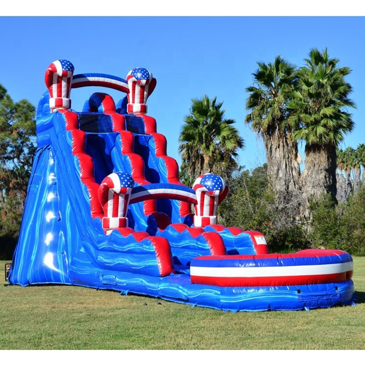 Giant Water Slide Inflatable Commercial Waterpark Equipment Huge Inflatable Water Slide for Adult Kids