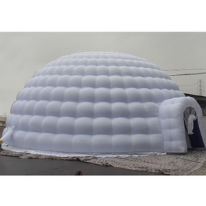 Factory Price  8 x 8 Meter Giant Inflatable Party Tent Inflatable Igloo Dome Tent for Rental