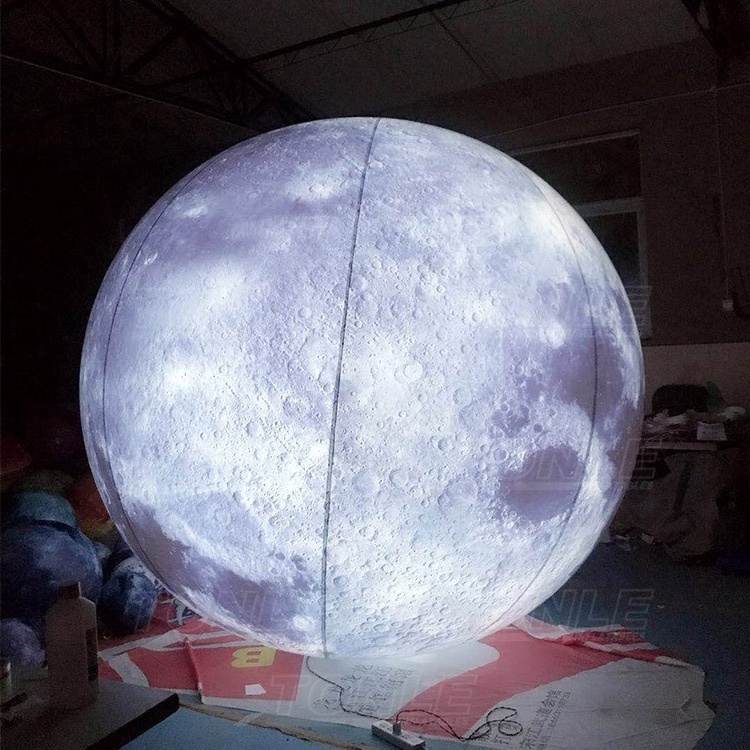 Party decorations inflatable moon decorations giant inflatable planet Moon for display Inflatable crescent moon