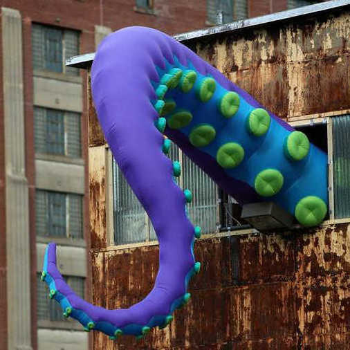 Outdoor Decorative Inflatable Octopus Tentacles Custom Advertising Inflatable Tentacle