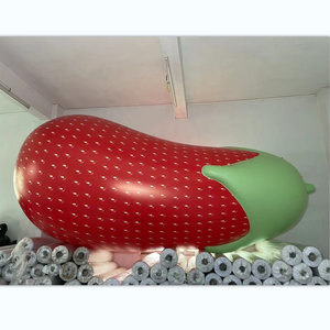 Outdoor Large Inflatable eggplant Model Balloon for Advertising Giant vegetables advertising inflatable eggplant balloon