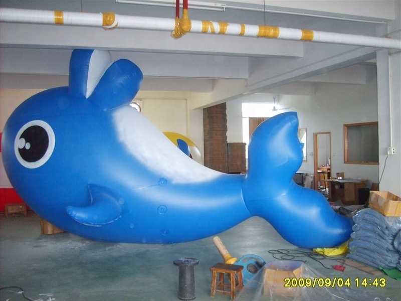 Giant Inflatable Fish Helium Balloon Customized Goldfish Air  Airship Inflatable Fish Blimp for Event Inflatable Balloon Eye