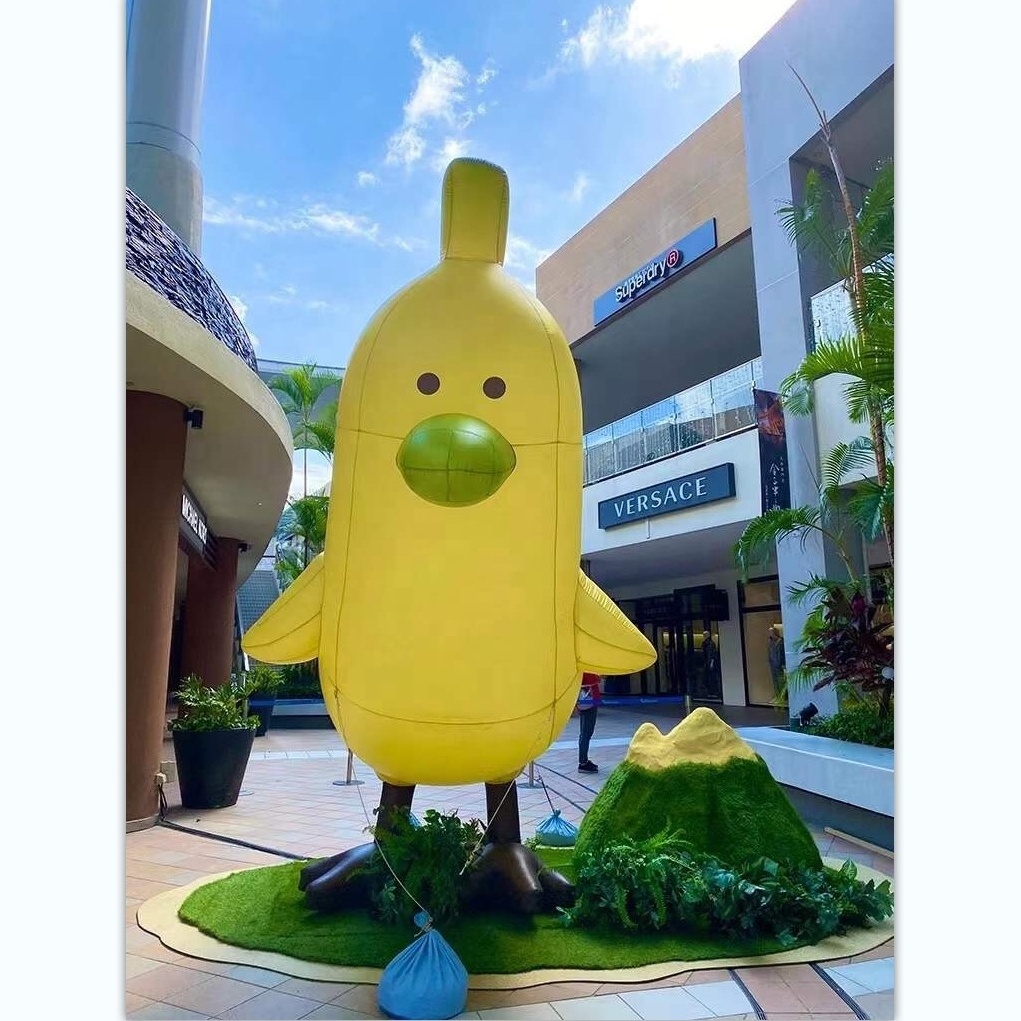 Blow Up Dinosaur Giant Inflatable Animal Models With LED Vivid Inflatable Snow pear Banana Pineapple Chicken Animal Model