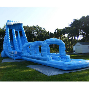 Giant Water Slide Inflatable Commercial Waterpark Equipment Huge Inflatable Water Slide for Adult Kids