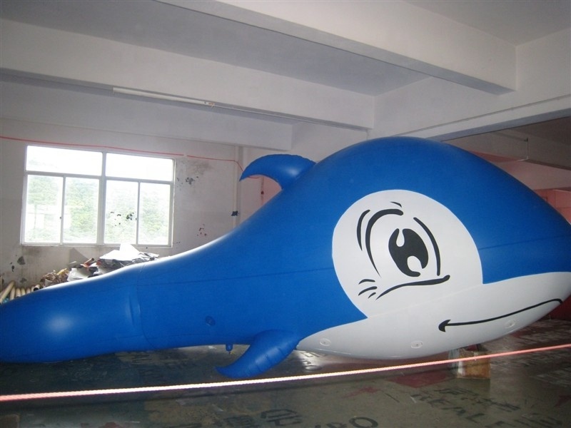 Giant Inflatable Fish Helium Balloon Customized Goldfish Air  Airship Inflatable Fish Blimp for Event Inflatable Balloon Eye