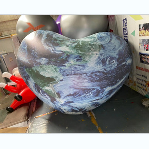 Inflatable Heart balloon LED inflatable moon balloon giant Inflatable Astronaut Model For Sale