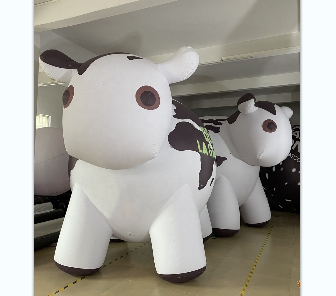 Inflatable Dairy Cow  Event Promotion custom inflatable model giant inflatable milk cow for advertising event