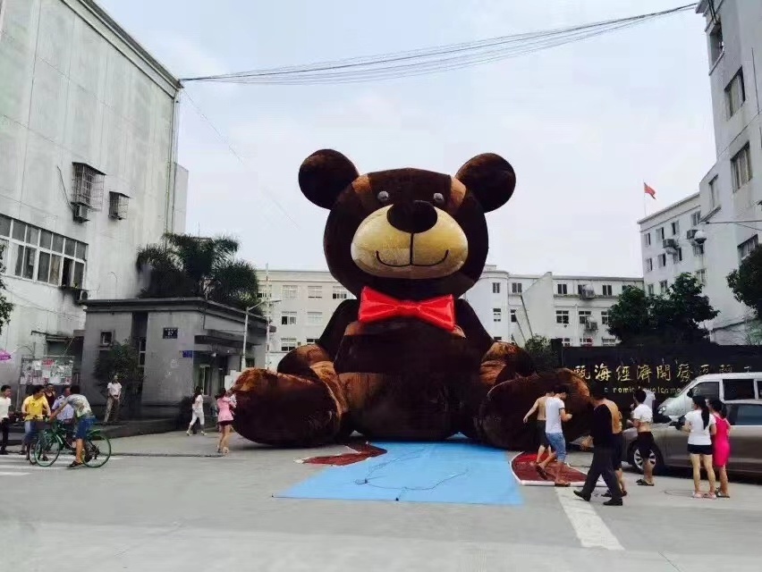 Christmas Decoration Giant Inflatable Bear Custom Plush Inflatable Bear Costume Advertising Inflatable Bear Indoor Outdoor