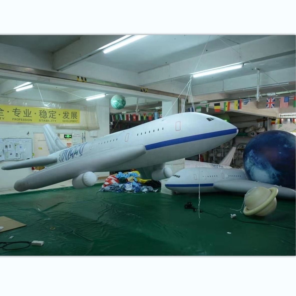 HOT SALE outdoor advertising big inflatable plane Wholesale PVC inflatable airplane toy and inflatable aircraft