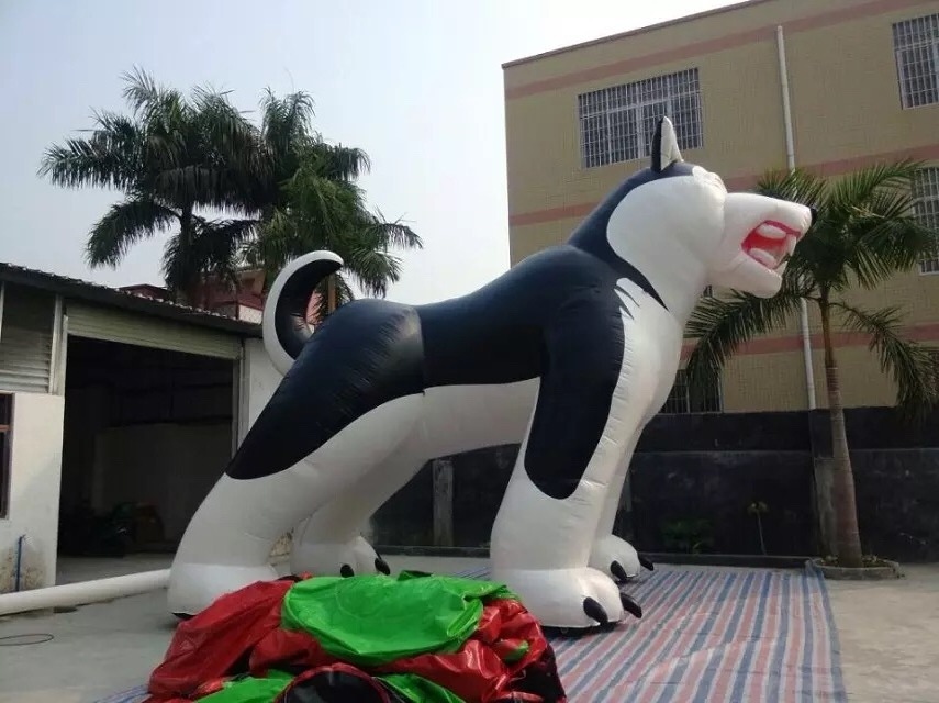 2024 OEM Inflatable Wolf Balloon Giant Inflatable Wolf Model Inflatable Wolf With Personalized Logo for Advertising