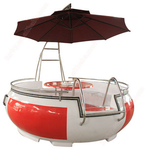 Amusement Equipment Round BBQ Boats Floating BBQ Donut Boat Grill Boat for Party