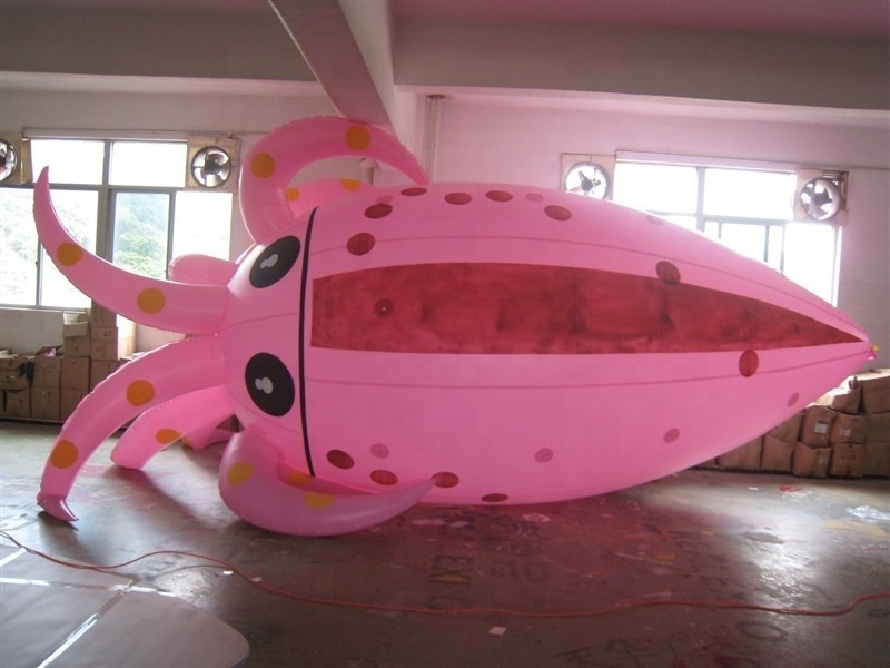 Sea Animal PVC Inflatable Octopus Squid Model Inflatable Ocean Dolphin fish turtle five stars Balloon