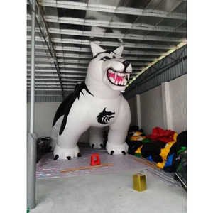 2024 OEM Inflatable Wolf Balloon Giant Inflatable Wolf Model Inflatable Wolf With Personalized Logo for Advertising