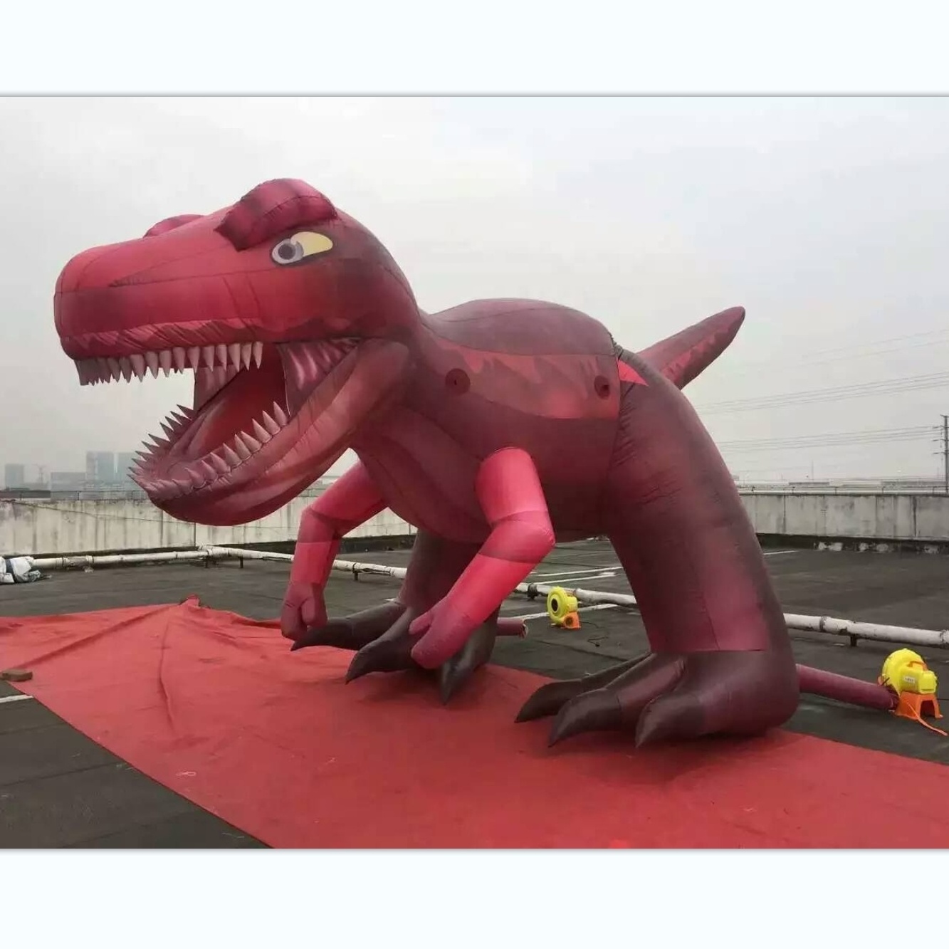 Inflatable cartoon Animal Custom design giant animals dragon model inflatable cartoon dinosaur for advertising decoration