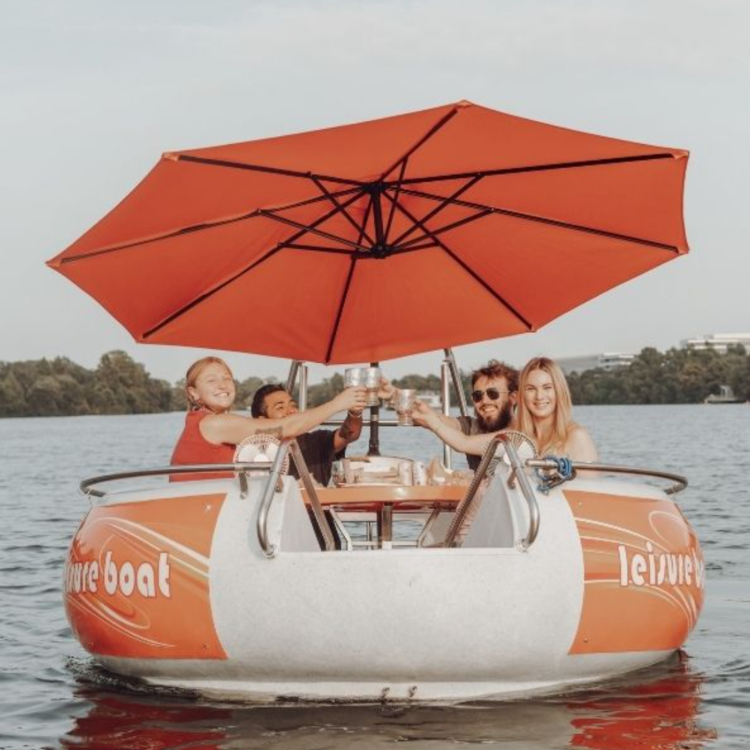 Waterpark Adult Party Entertainment BBQ Boat Electric Leisure BBQ Donut Boat Grill Boat