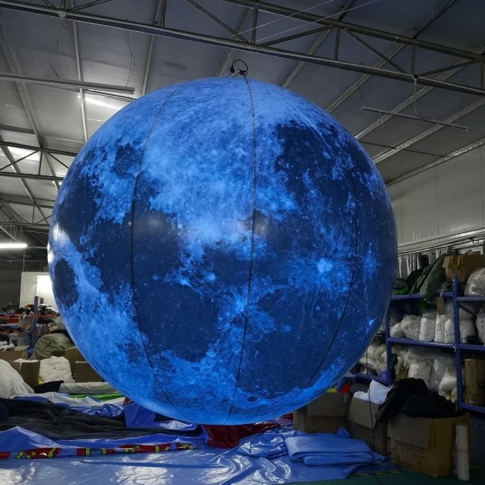 Party decorations inflatable moon decorations giant inflatable planet Moon for display Inflatable crescent moon