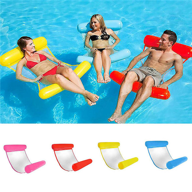 1 Person Inflatable Swimming Pool Floating Air Mattress Lounger for sale