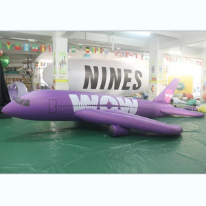 Wholesale ECO-friendly PVC inflatable airplane toy and Advertising Inflatable airplane model Event Inflatable Customized Plane