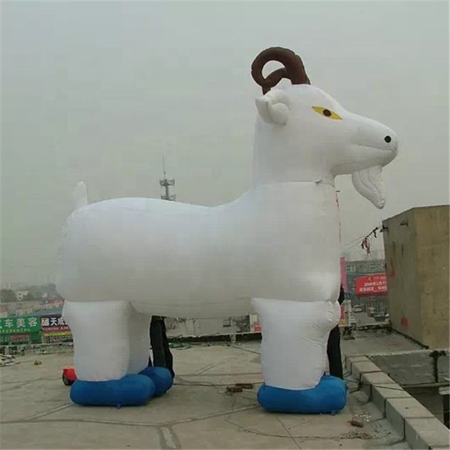 Customized Giant inflatable goat animal white inflatable sheep for outdoor advertising Inflatable Launch Pleasant Goat