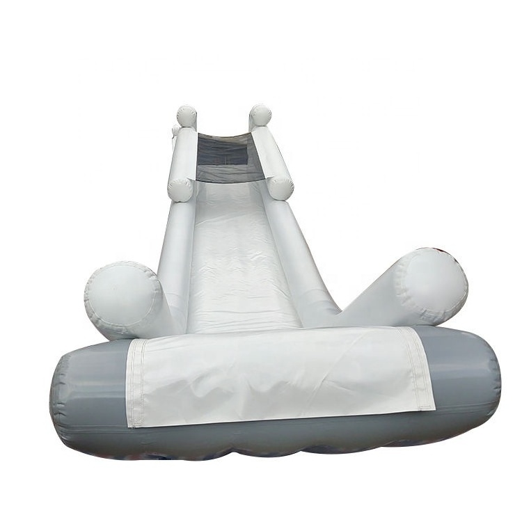 Customized Water Inflatables Yacht Boat Slide For Water Fun Floating Slide inflatable floating