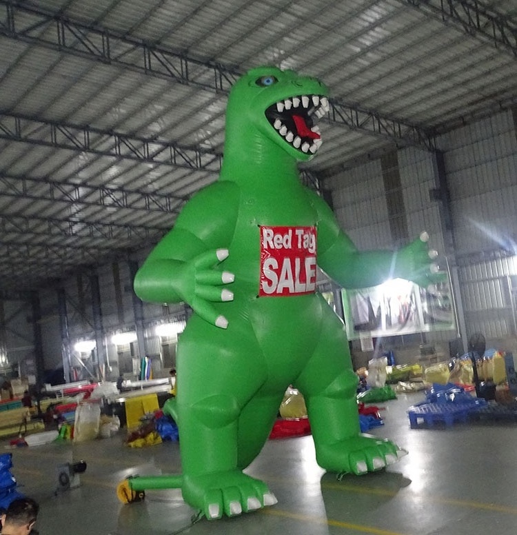 Advertising large outdoor cartoon inflatable dinosaur Custom design giant animals model inflatable cartoon dinosaur