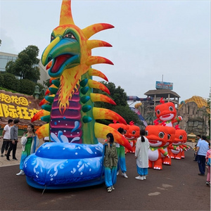 Advertising large outdoor cartoon inflatable dinosaur Custom design giant animals model inflatable cartoon dinosaur