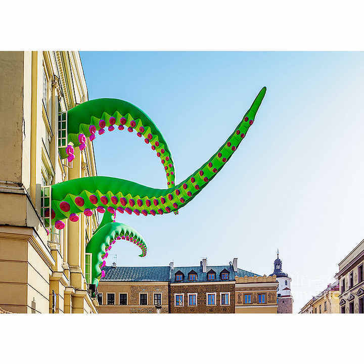 Festival Window Decoration Octopus Tentacles Inflatable Octopus Feet Giant Inflatable Octopus Tentacle for Events