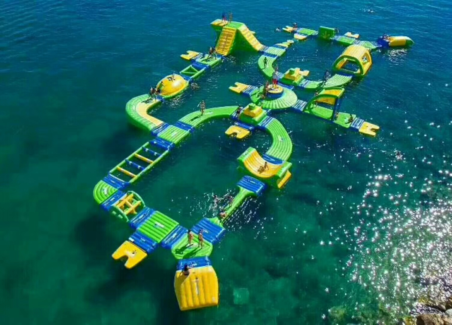 2023 Innovative Design Water Park Inflatable Water Park Floating Aqua Park for Sale