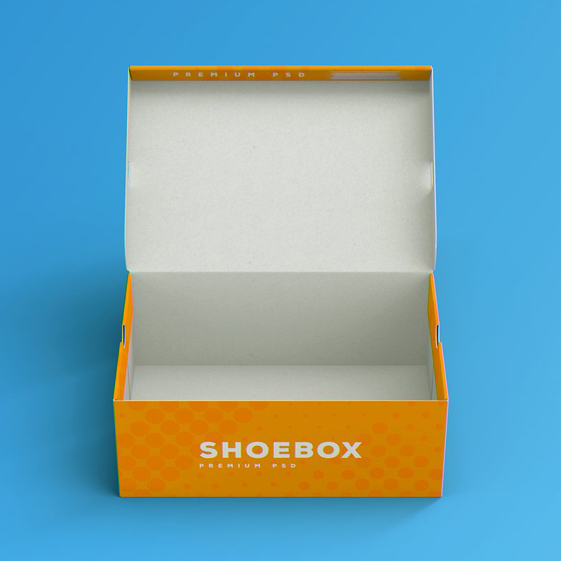 Factory Direct Sales Custom Folding Storage Shoes Box Packaging Corrugated Bootique Paper Slippers Box