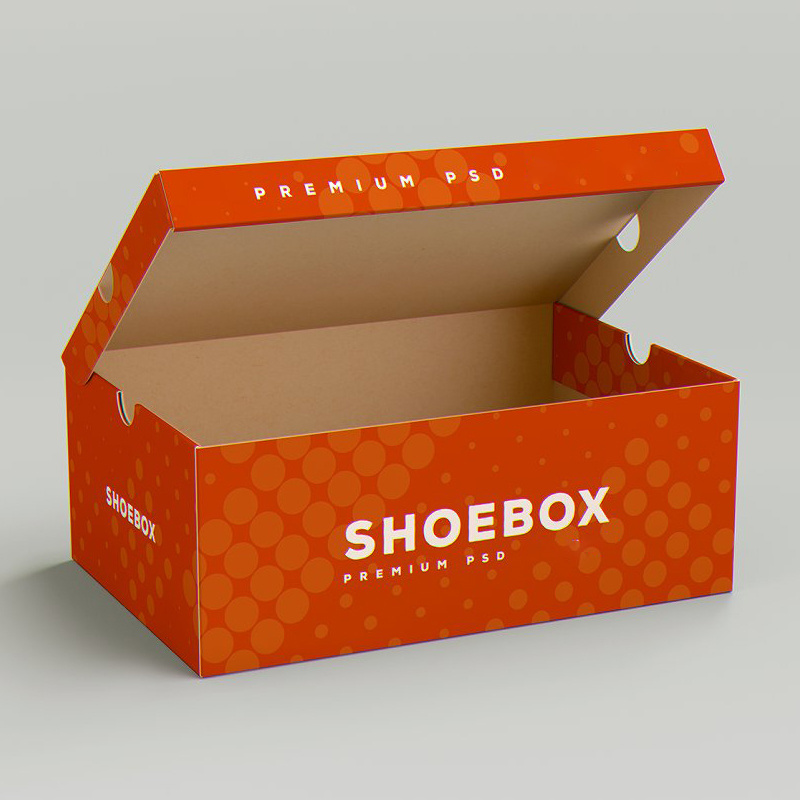 Factory Direct Sales Custom Folding Storage Shoes Box Packaging Corrugated Bootique Paper Slippers Box