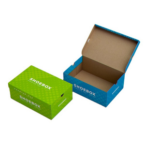 Factory Direct Sales Custom Folding Storage Shoes Box Packaging Corrugated Bootique Paper Slippers Box