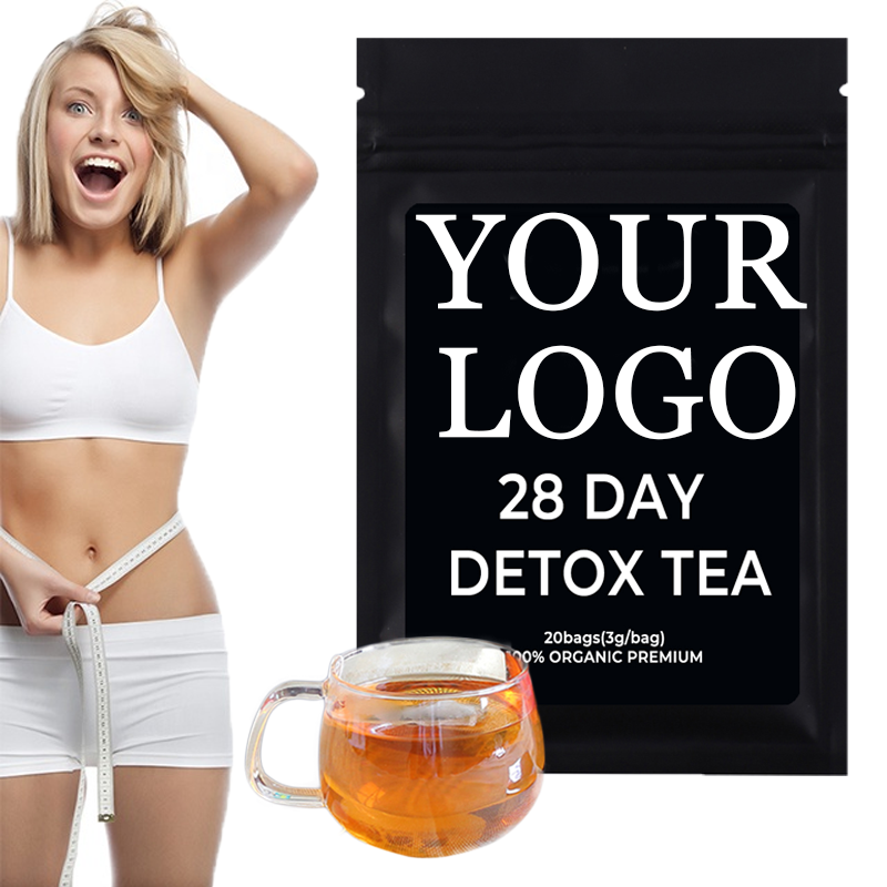 Your custom Logo free design magic slim 14 days detox tea tox with senna leaf private label