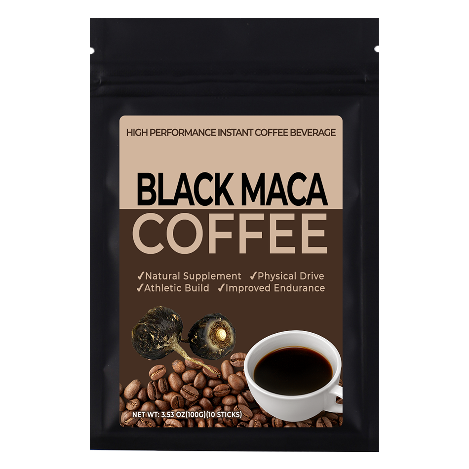 Private label black maca extract coffee for Men and Women Instant Coffee Blend with Maca