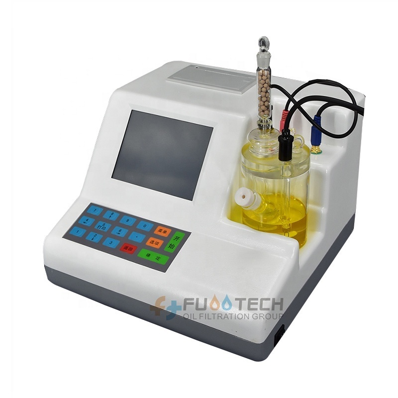 ISO Standard Insulation oil Karl Fischer Moisture Meter Coulometric Titration Moisture Analyzer