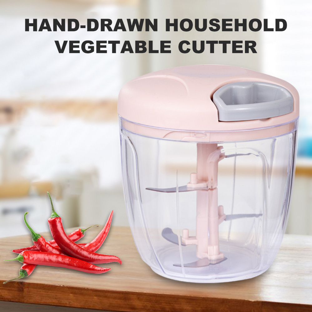 Multifunctional Vegetable Cutter Garlic Masher Hand-held Meat Grinder, Kitchen Accessories Kitchen Gadget Food Shredder