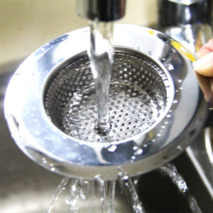 High Quality Stainless steel 18/0 kitchen sink basket strainer