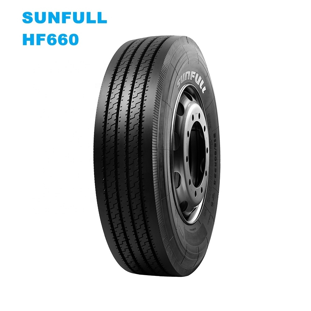 chinese tire factory brand SUNFULL 215/75R17.5 235/75R17.5 245/70R17.5 225/70R19.5  245/70R19.5 TBR Tubeless trailer tires