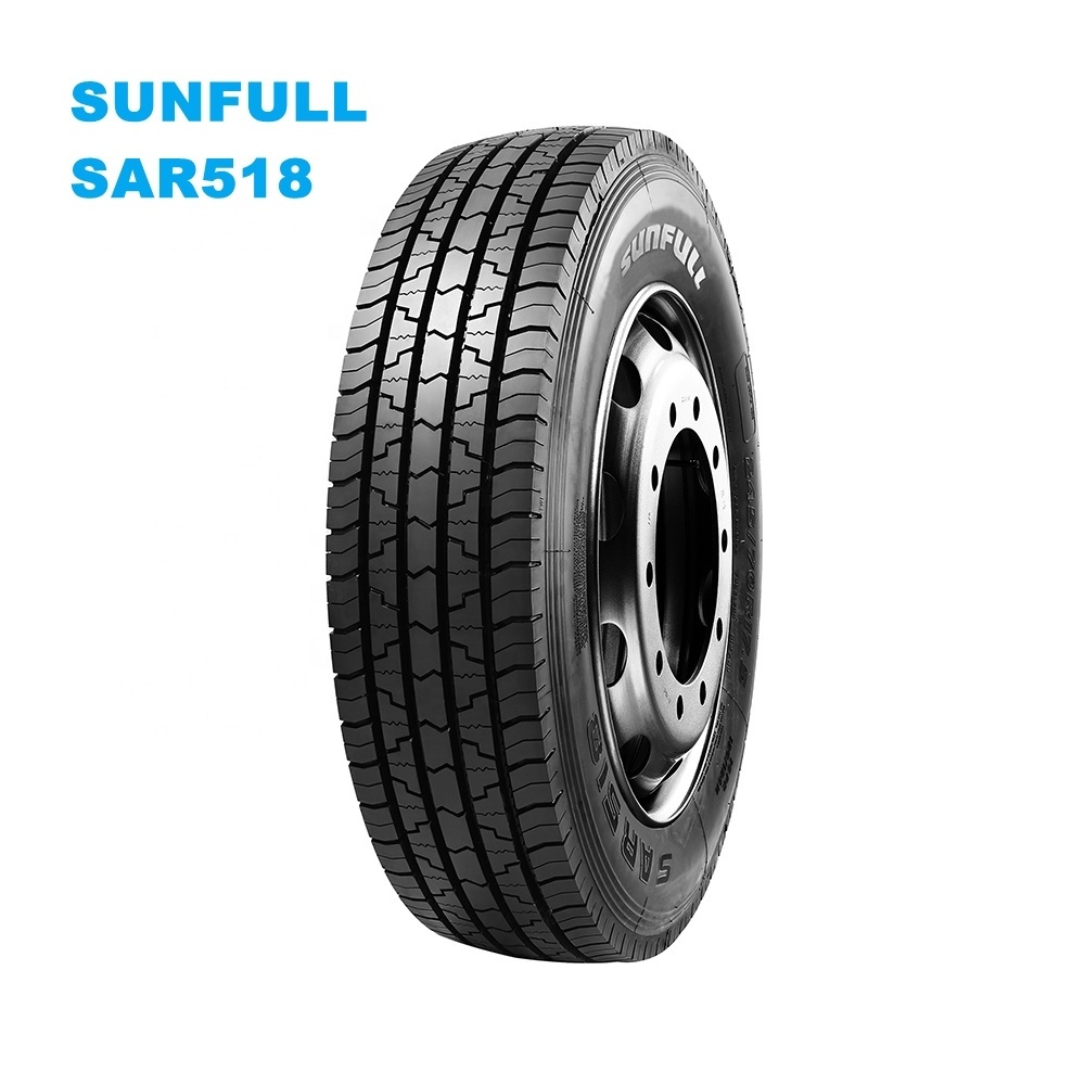 chinese tire factory brand SUNFULL 215/75R17.5 235/75R17.5 245/70R17.5 225/70R19.5  245/70R19.5 TBR Tubeless trailer tires